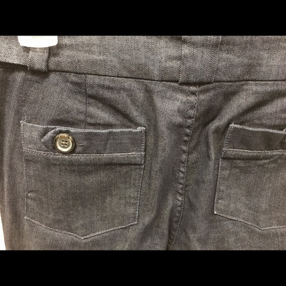 Banana Republic Dark Denim Trouser Leg Jeans - Picture 6 of 9